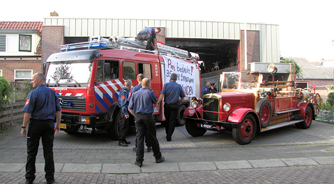 Piet Groenleer neemt na 35 jaar afscheid bij de brandweer.