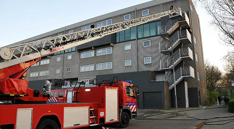 De keukenbrand aan de Meanderlaan in Middelburg
