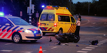 Scooterrijder gewond na ongeluk Vlissingen