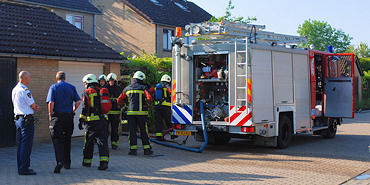 Woningbrand in Oost-Souburg