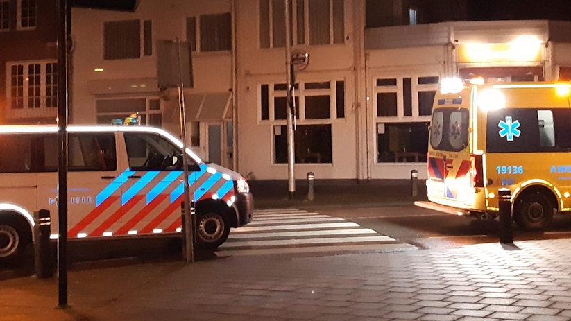 De hulpdiensten bij het ongeluk in Hulst.