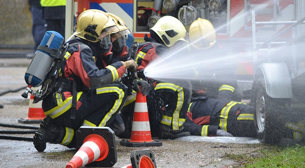 Dit jaar werd de vaardigheidstoets gehouden bij de brandweer van Hulst.