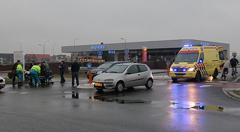 Het ongeval vanmorgen in Middelburg.