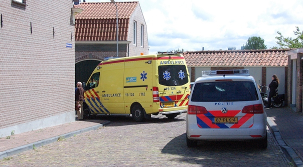 Het incident aan de Dwarsstraat in Middelburg.