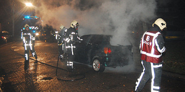 Auto uitgebrand op AKkerwindelaan in Terneuzen
