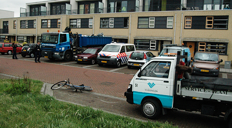 De hennepkwekerij aan de M. Hobbemalaan in Vlissingen.