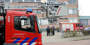 Brandje in oud gebouw Nehalennia Middelburg