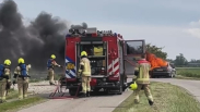 Personenauto uitgebrand bij Sint-Maartensdijk