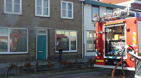 De keukenbrand aan de Dorpsstraat in Breskens 