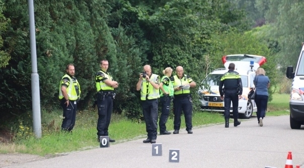 Het ongeval in Hulst afgelopen zondag.