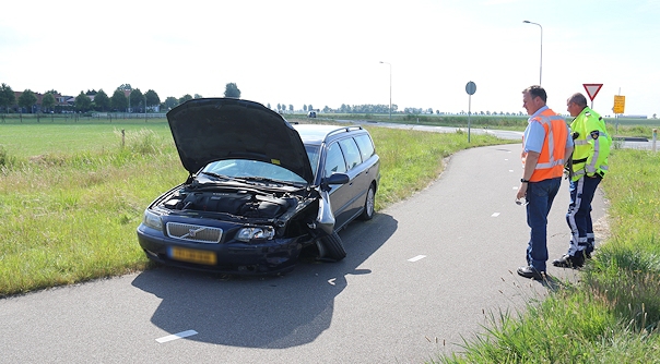 Het ongeval op de Postweg bij Poortvliet.