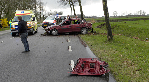 Het ongeval op de Hengstdijksestraat in Hengstdijk