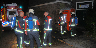 Mobiel toilet in brand in Middelburg