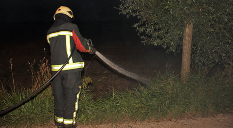 De Arnemuidse brandweer kwam ter plaatse en heeft het brandje geblust. 