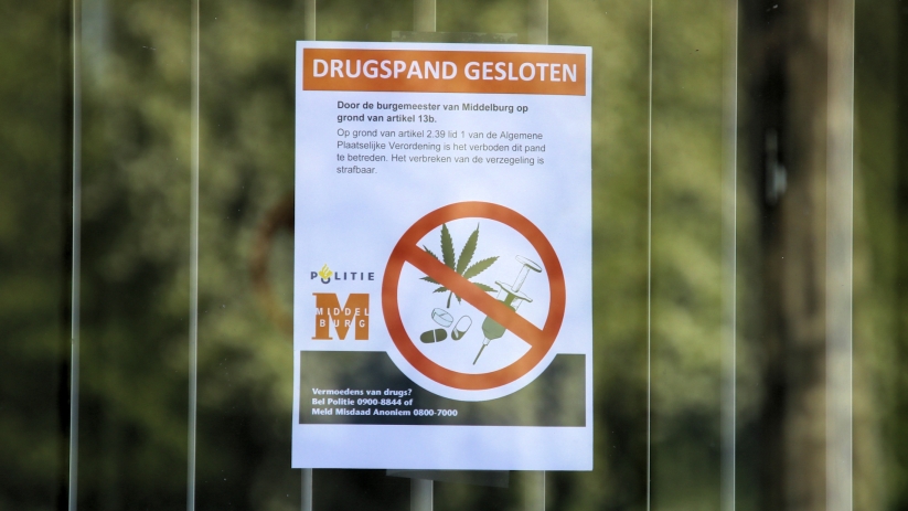 Drugspand Arnemuiden voor drie maanden gesloten
