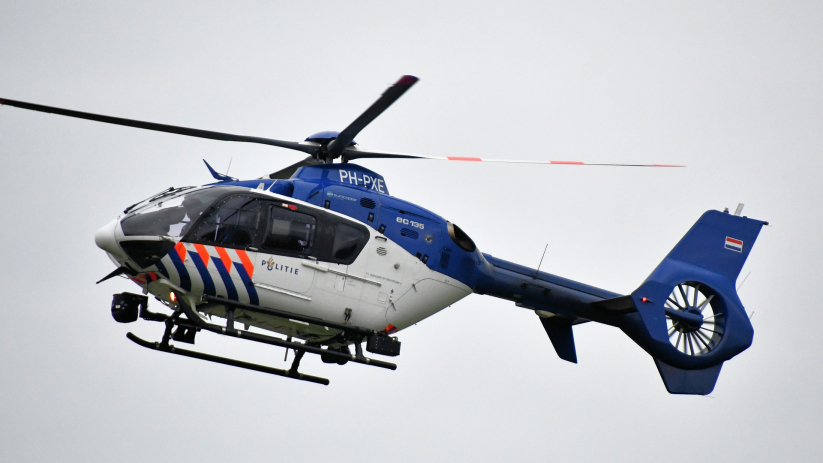 Politiehelikopter boven Rilland na vermeende schoten