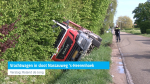 Vrachtwagen in sloot Nassauweg 's-Heerenhoek