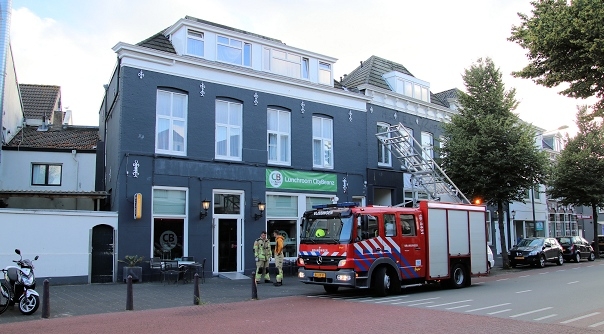 De brandweer in Vlissingen.
