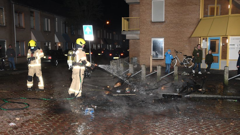 De brandweer van Vlissingen heeft het brandje geblust.