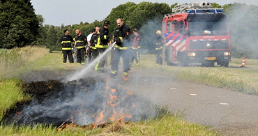 Brandje aan Muidenweg Arnemuiden