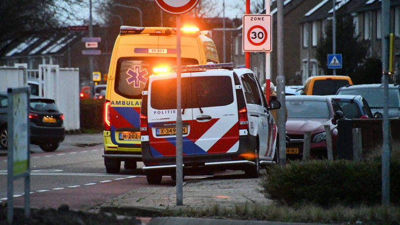 Gewonde bij ongeluk op rotonde in Middelburg.