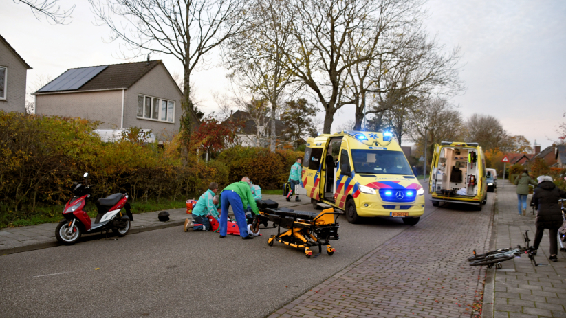 Gewonden bij ongeluk Oude Vlissingseweg Middelburg.