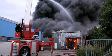 Veel rook bij brand in Bergen op Zoom