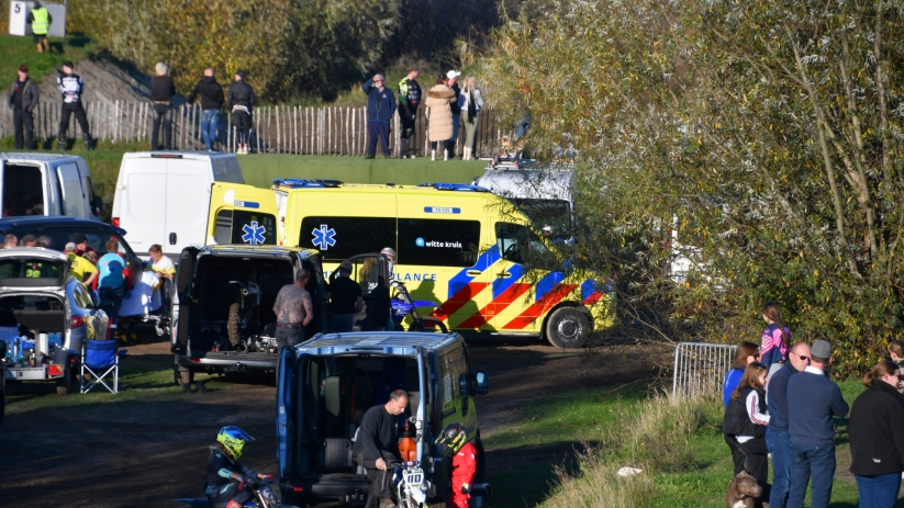 Twee gewonden bij ongevallen motorcrossbaan Rilland.