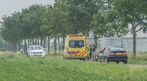 Het ongeluk op de Snabbeweg in Poortvliet.