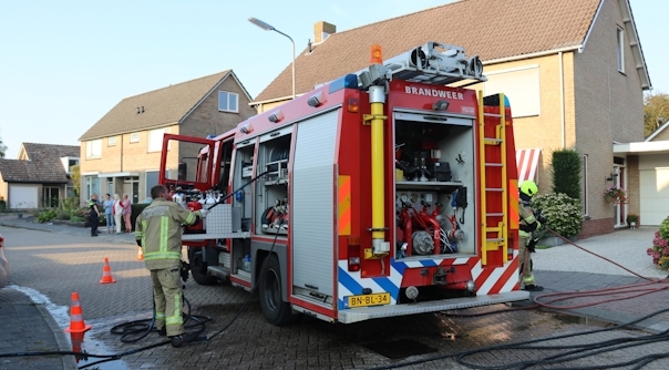 De brand in Biggekerke.