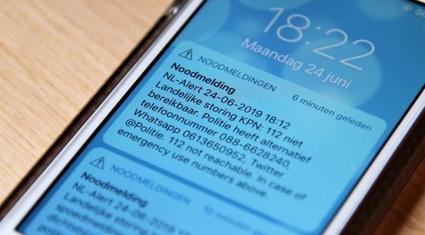 Inmiddels is ook in Zeeland een NL-Alert uitgestuurd naar mobiele telefoons.