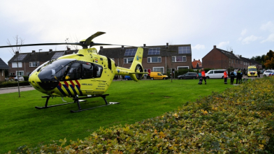 Traumahelikopter landt bij Borssele voor incident in woning
