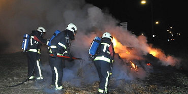 Vier buitenbranden in Arnemuiden