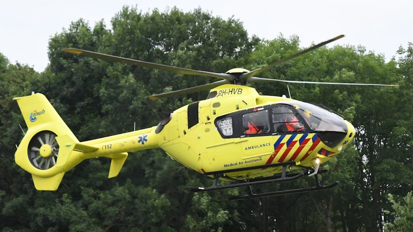 Bij het incident werd ook een traumahelikopter ingezet.