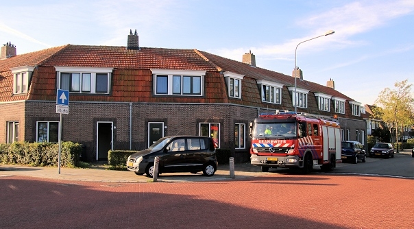 De brandweer in Middelburg.