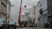 Brandweer Tholen naar grote brand Bergen op Zoom