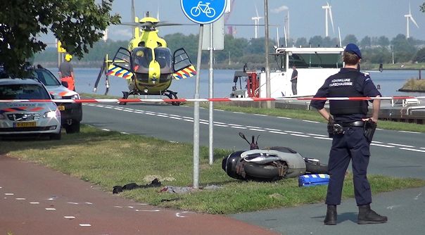 Het slachtoffer is per ambulance naar Gent gebracht.