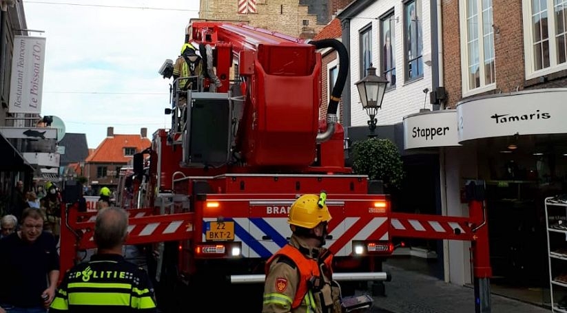 De brandweer had het incident snel onder controle.