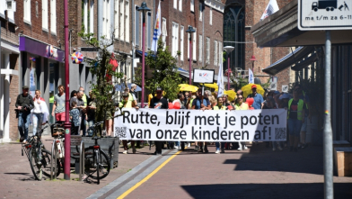Ook in Middelburg demonstratie tegen vaccinaties en maatregelen