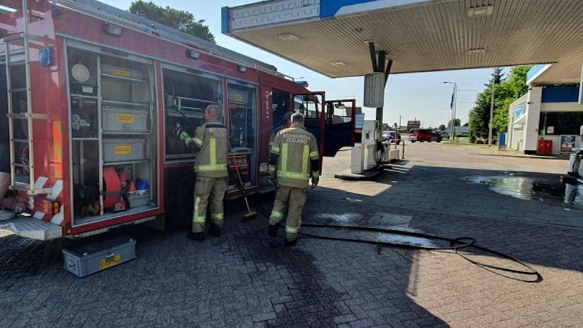 De brandweer van Sluis kreeg de situatie onder controle.