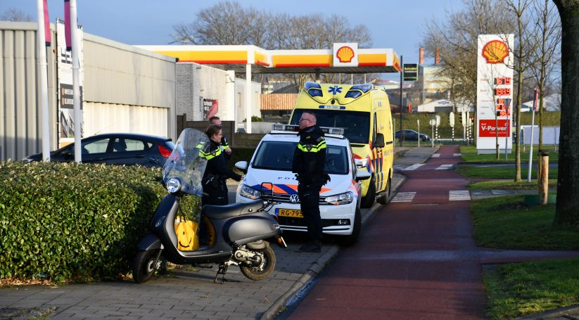 Scooterbestuurster gewond bij botsing Vlissingen.