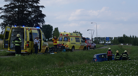 Het ongeval op de Hulsterweg bij Hulst.