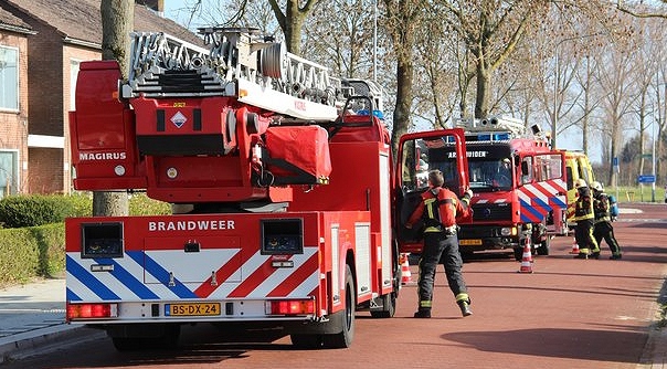 De brand aan de Oude Rijksweg in Nieuw- en Sint Joosland.