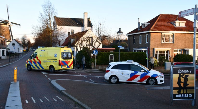 Fietser gewond bij botsing in Oost-Souburg.