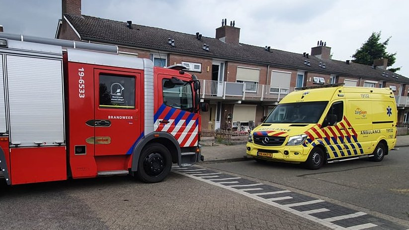 De persoon in Oostburg werd nagekeken door de ambulancedienst.