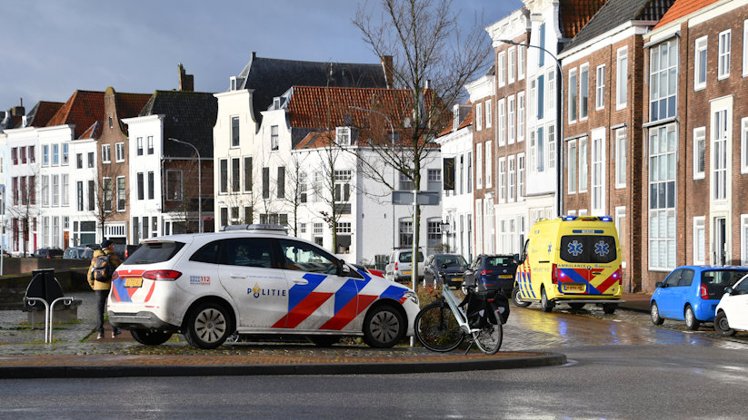 Verkeersongeval Rotterdamsekaai Middelburg.