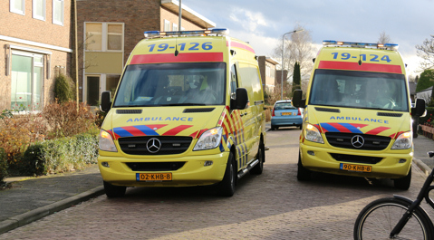 Voor het incident kwamen twee ambulances ter plaatse.