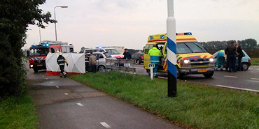 Beknelling bij ongeluk in Tholen