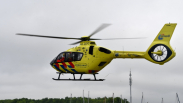 Traumahelikopter landt in Tholen