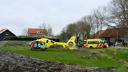 Traumahelikopter ingezet voor reanimatie in Middelburg